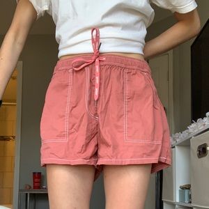 Dickies Cotton Orange Shorts